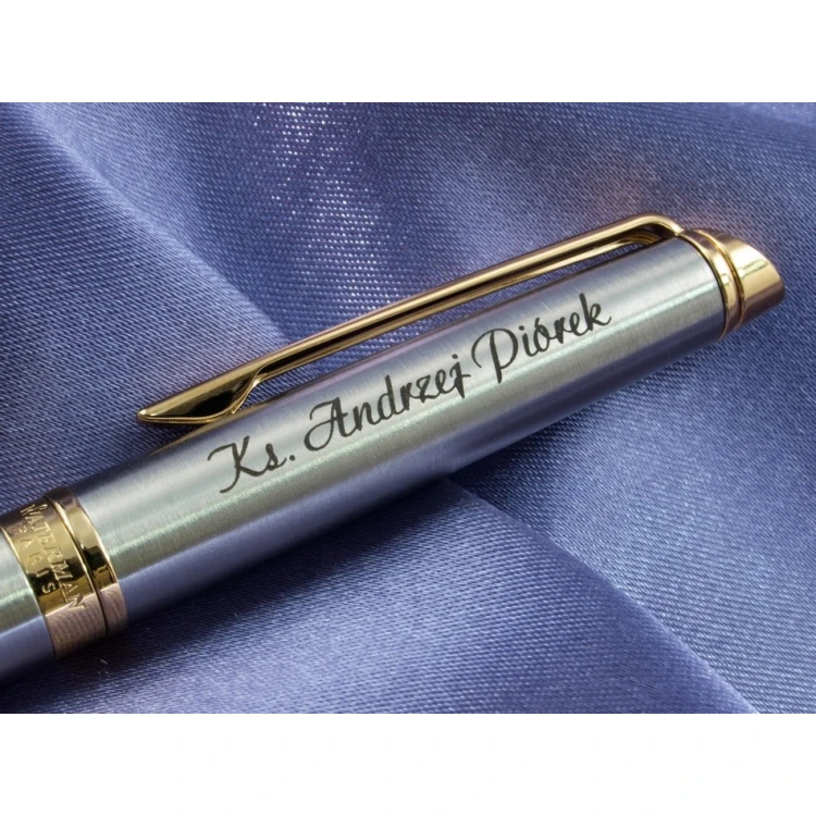 Ewiges Füllfederhalter WATERMAN HEMISPHERE - Satinstahl GT - WAT024