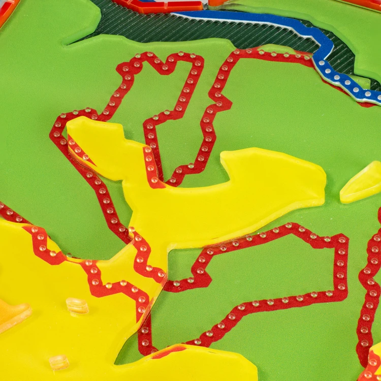 Tyflographische Karte des Landschaftsparks mit Braille-Schrift - Maße: 1100x700mm - TAB515