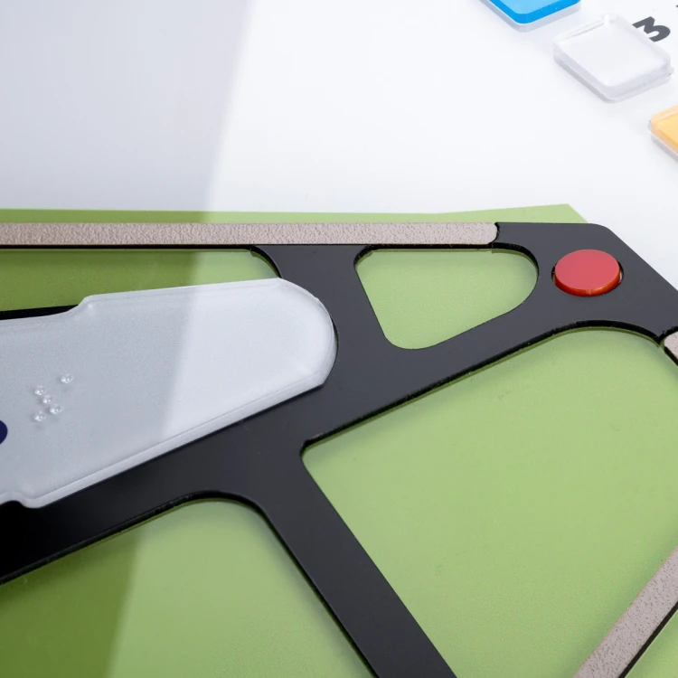 Tyflographischer Parkplan mit Braille-Schrift - Maße: 594x420mm - TAB467