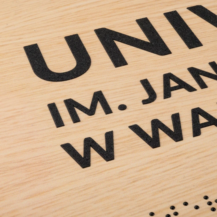 Typhlographischer Plan mit Braille-Schrift - Maße: 700x500mm - TAB487