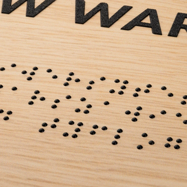Typhlographischer Plan mit Braille-Schrift - Maße: 700x500mm - TAB487