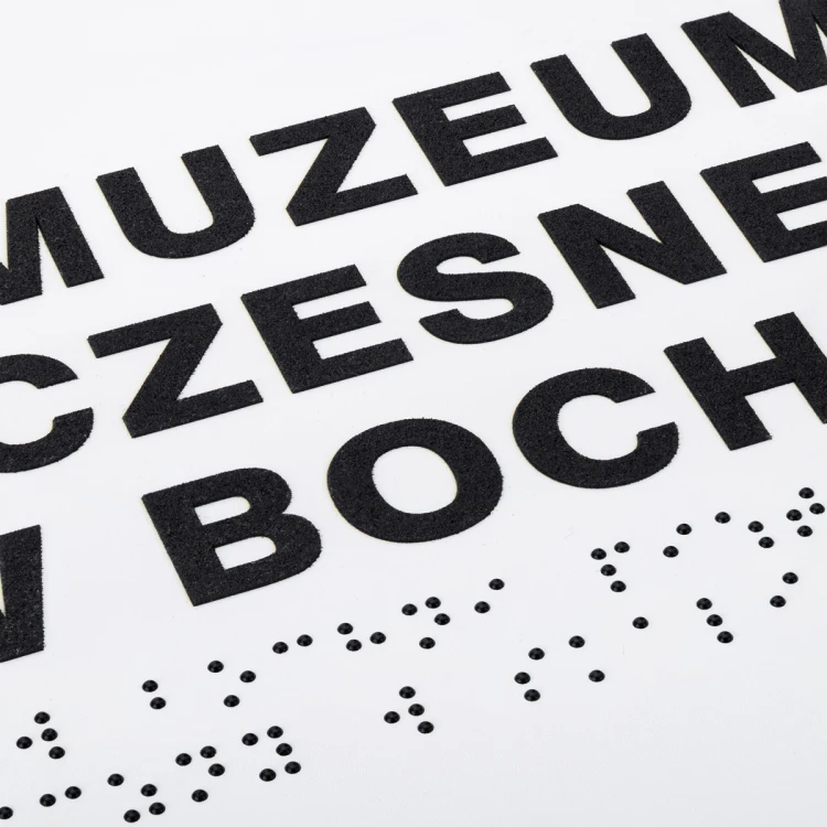 Typhlographischer Plan mit Braille-Schrift - Maße: 700x500mm - TAB495