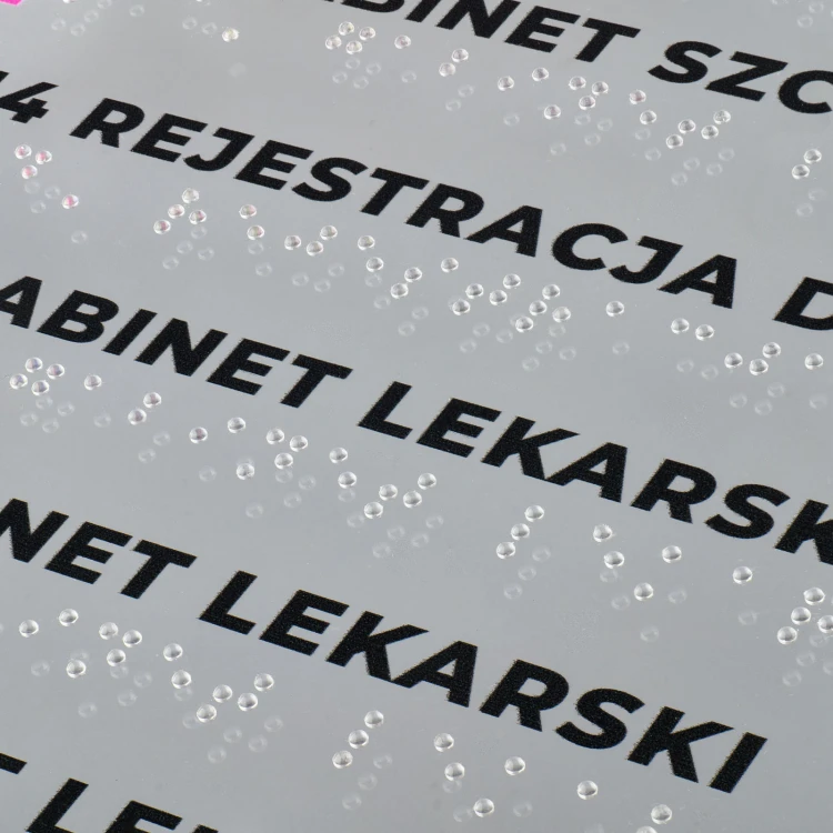 Tyflographischer Plan mit Braille-Schrift - Plexi und ADA - Abmessungen: 500x380mm - TAB518