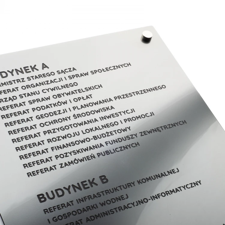 Tyflographischer Plan mit Braille-Schrift und austauschbarem Element - Maße: 1000x650mm - TAB519