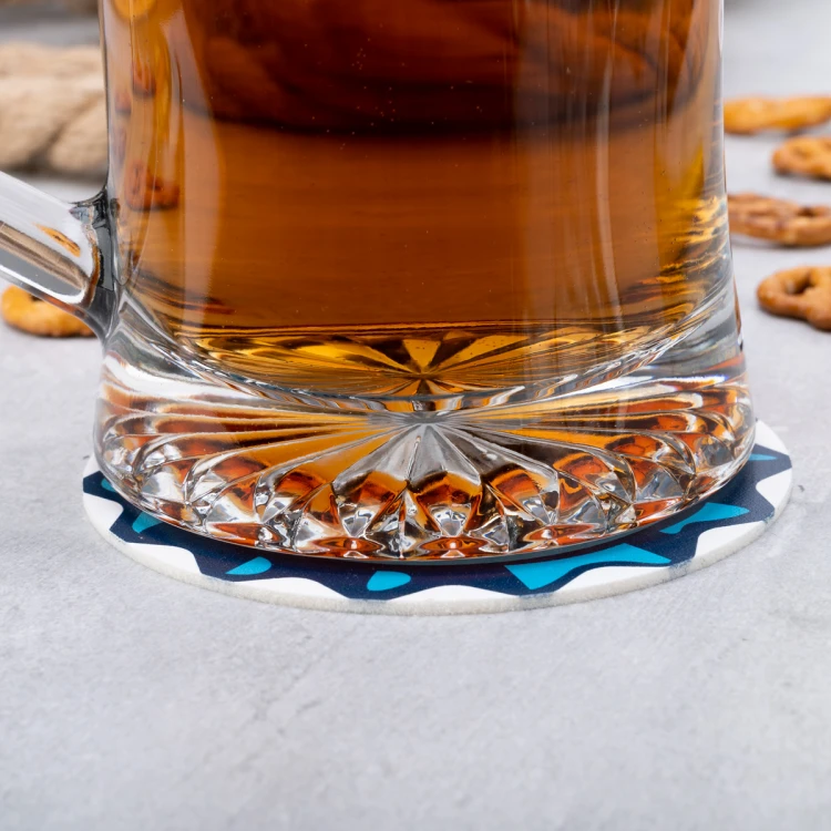 Bierdeckel mit beliebigem Druck, Maße 110x110mm - Set von 100 Stück - PDK029