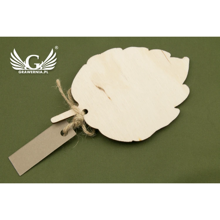 Dankeschön für Gäste - tropisches Blatt - PD009