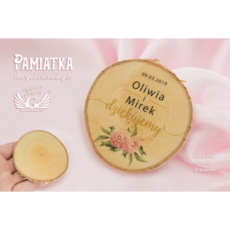 Dankeschön für Gäste - Birkenrinde - PD005