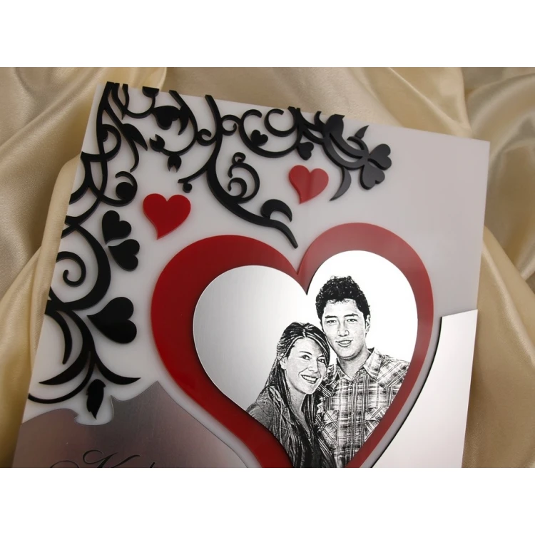 Dankeschön für die Eltern - Acryl-Diplom mit Foto - Set von 2 Stück - PDR022
