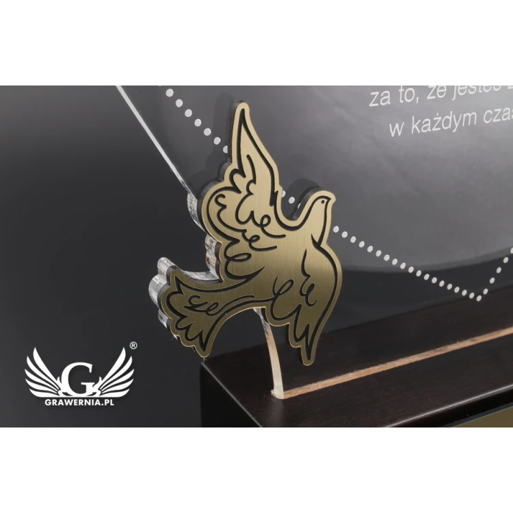 Dankeschön für die Eltern - LOVE STORY - Modell DTA18 - Höhe 23,5 cm