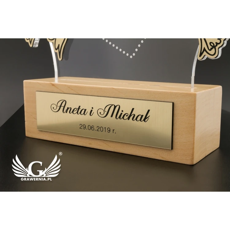 Dankeschön für die Eltern - LOVE STORY - Modell DTA18 - Höhe 23,5 cm