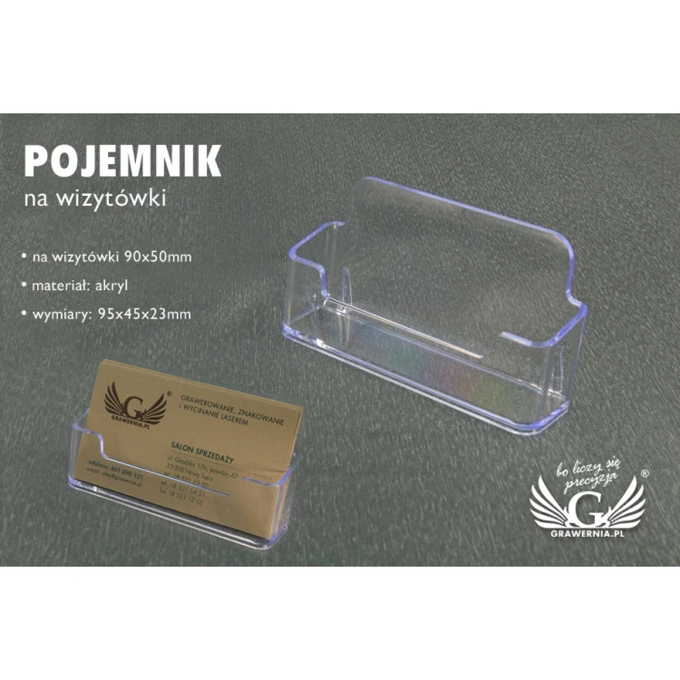 Visitenkartenbehälter - Modell PW001