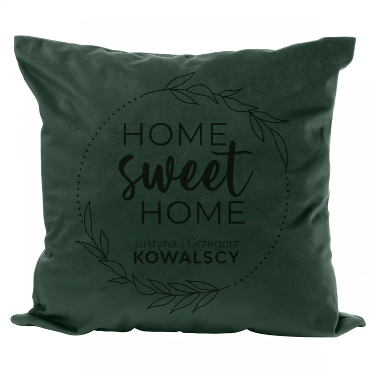 Kissenbezug mit Gravur - Home sweet home - PNP033
