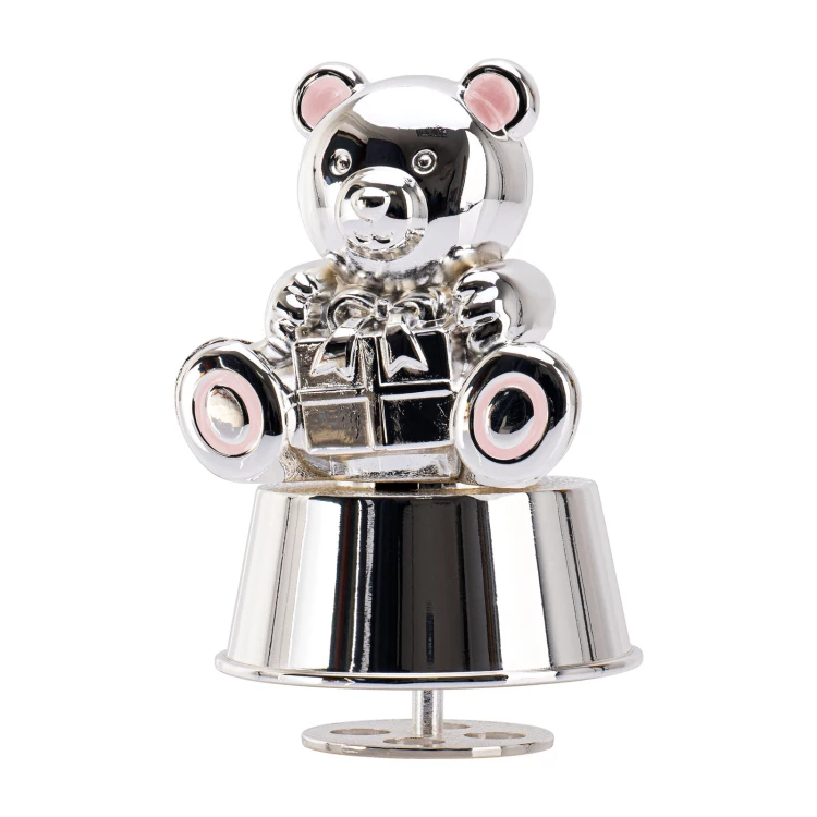 Perlmutt-Teddybär-Dose - Spardose - Tauf-Andenken - POZ007