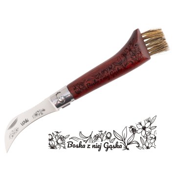 Geschenk für Pilzsammler - Pilzmesser mit Bürste - Sie ist eine göttliche Pfifferling - BP191