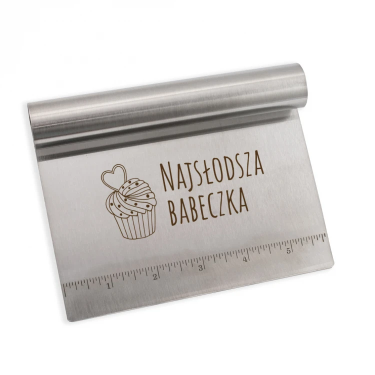 Geschenk für den Koch - Kuchenschaufel mit Messbecher und individueller Gravur - KCH001