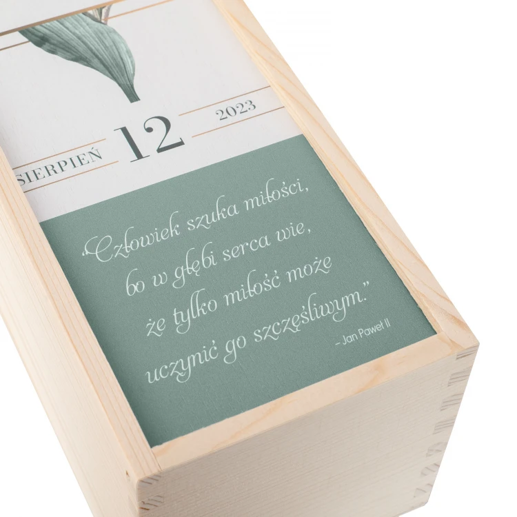 Geschenk für das Brautpaar - Holzweinkiste - SK086
