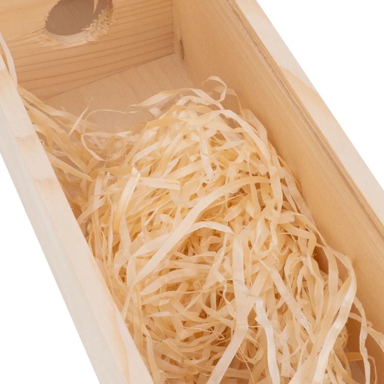 Geschenk für den Zeugen - Holzkiste für Alkohol mit Namen - Abm. 110x360mm - SK098