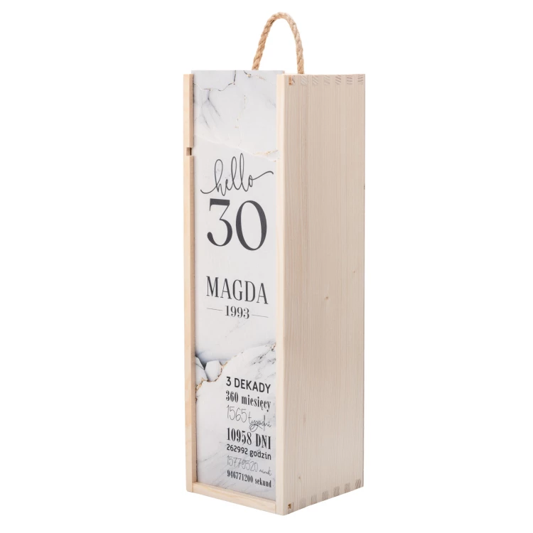 Geburtstagsgeschenk - Holzkiste für Alkohol - SK089