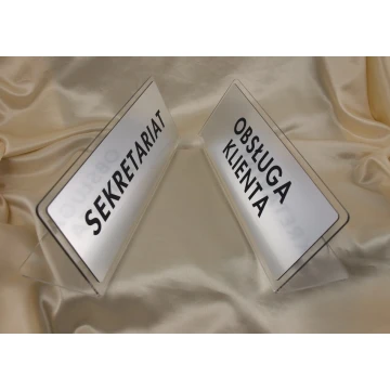 Präsentationsständer 315x115mm mit Schild - Acryl Modell PR006