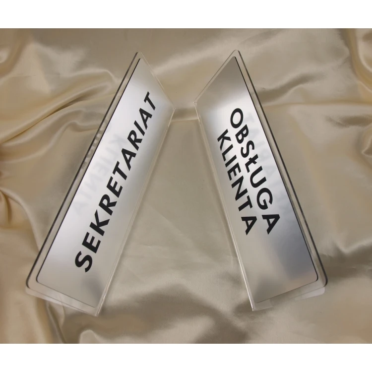 Präsentationsständer 315x115mm mit Schild - Acryl Modell PR006