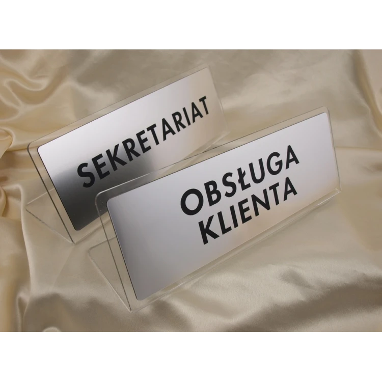 Präsentationsständer 315x115mm mit Schild - Acryl Modell PR006