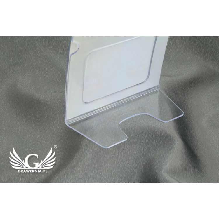 Akrylischer Präsenter für A5 Karte HOCHFORMAT (210x148mm) - Modell PR011