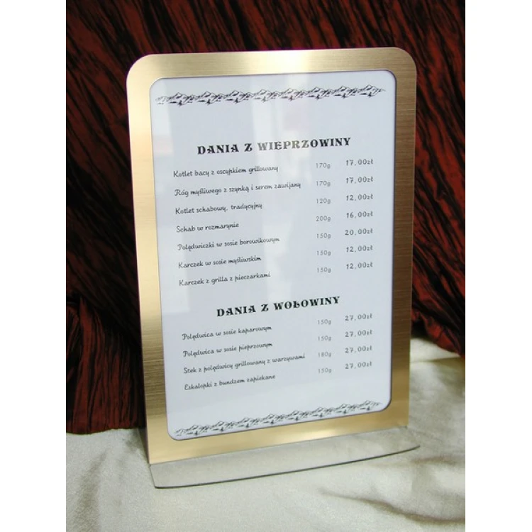 Präsentator Exclusive - A4 - transparentes Plexiglas PR004