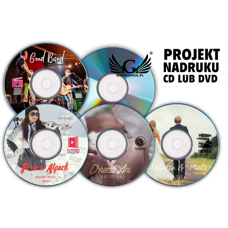 CD- oder DVD-Cover-Design-Projekt + Druckauflage auswählen - ND1