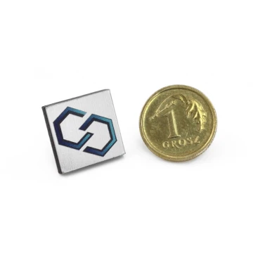 Mini-Anstecknadeln/Pins mit Ihrem Logo - farbiger UV-Druck - PS010