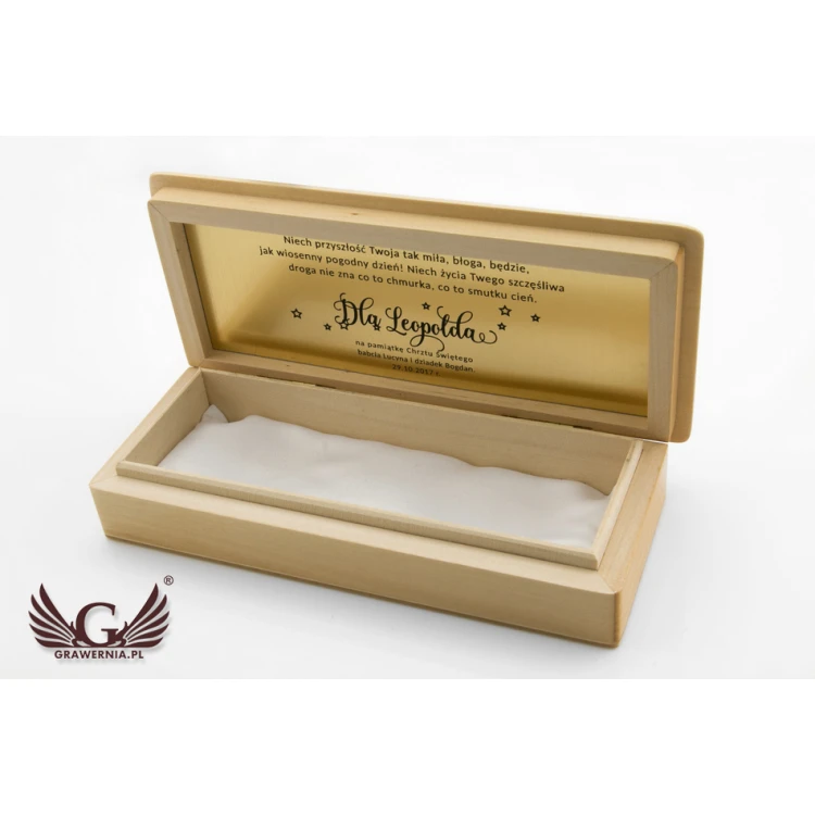 Holzbox mit individueller Widmung - KAS01