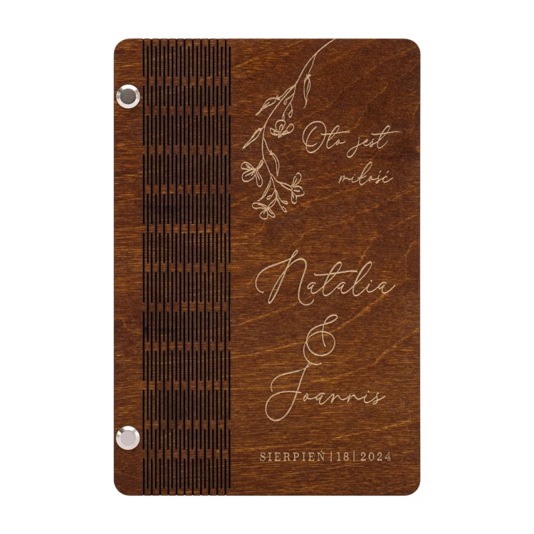 Spardose mit Gravur und Widmung - personalisiertes Hochzeitsgeschenk - Größe 110x170mm - SNP001