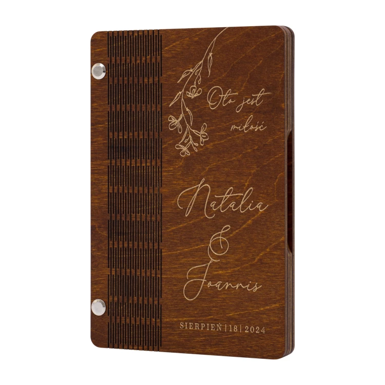 Spardose mit Gravur und Widmung - personalisiertes Hochzeitsgeschenk - Größe 110x170mm - SNP001