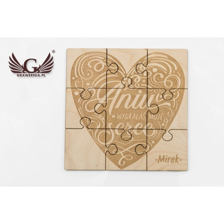 Valentinstag Holzpuzzle - Liebesgeständnis - Valentinstag PZD005