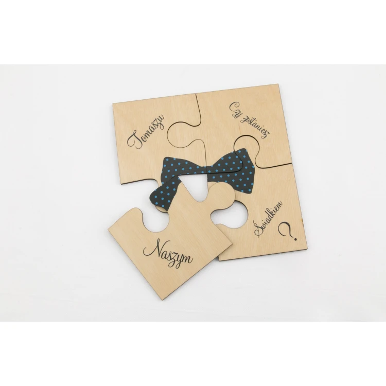 Puzzle - Hochzeitseinladungen für Trauzeugen - UV-Digitaldruck - ZAP014