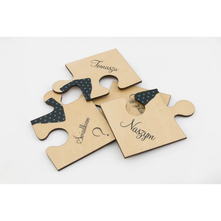 Puzzle - Hochzeitseinladungen für Trauzeugen - UV-Digitaldruck - ZAP014