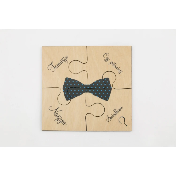 Puzzle - Hochzeitseinladungen für Trauzeugen - UV-Digitaldruck - ZAP014