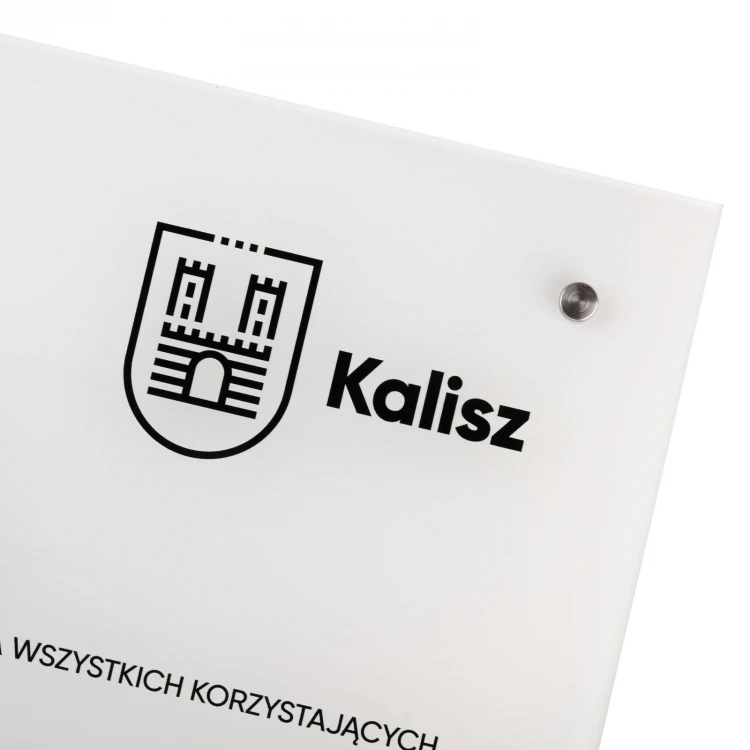 Geschäftsordnung - Schild aus transparentem Plexiglas, Stärke 5mm, mit UV-Druck - SZ180 - Abmessungen 500x900mm