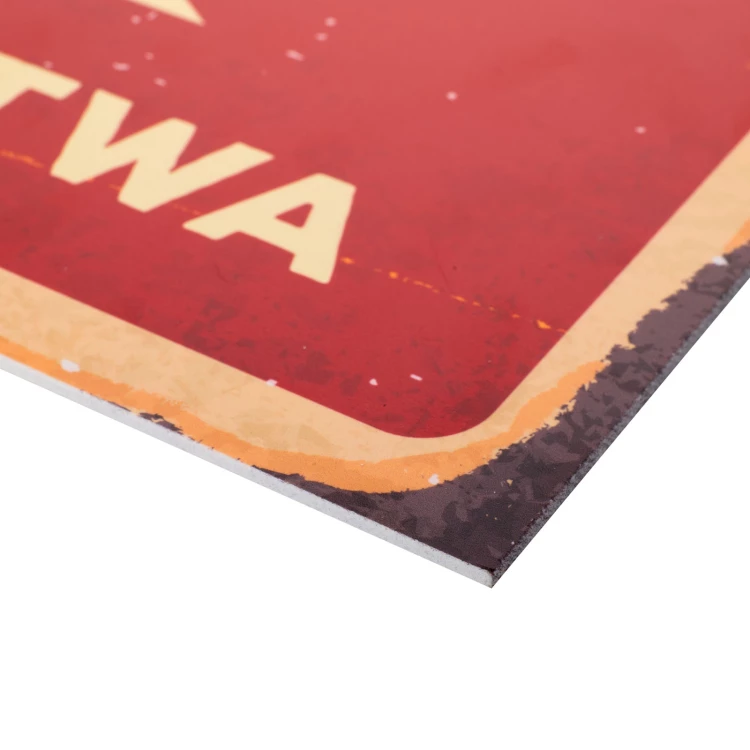 Retro Informationsschild Abm. 315x420mm - Ordnung am Arbeitsplatz - BHP195