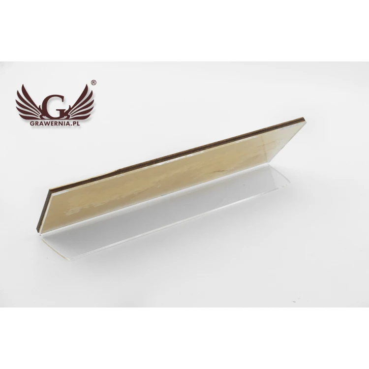 Reservierung - Holzständer für Tische 180x55mm - lasergraviert - REZ009