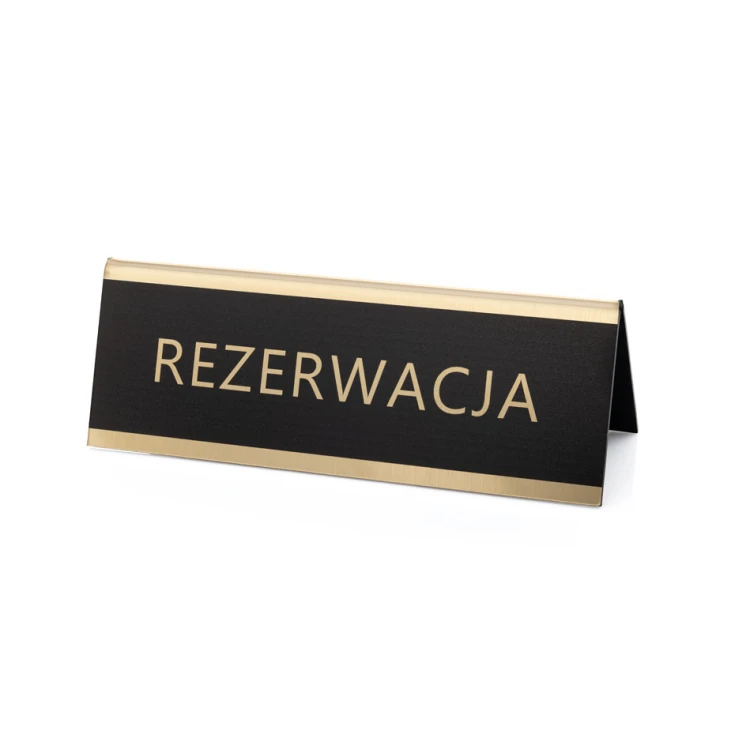 Reservierung - Tischständer - Abmessungen 150x55mm - Gravierlaminat - REZ013