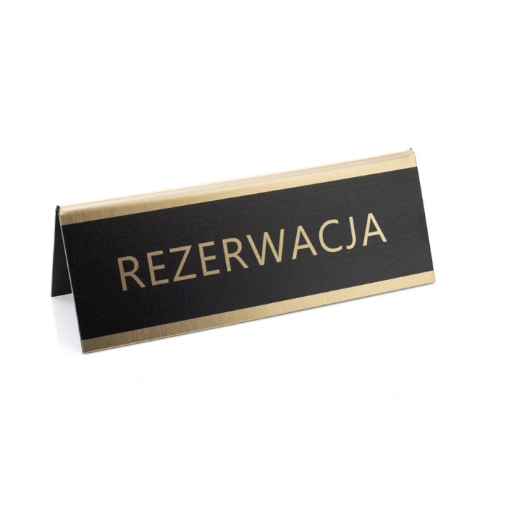 Reservierung - Tischständer - Abmessungen 150x55mm - Gravierlaminat - REZ013