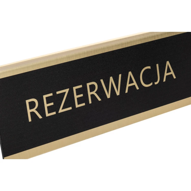 Reservierung - Tischständer - Abmessungen 150x55mm - Gravierlaminat - REZ013