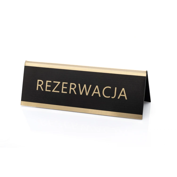 Reservierung - Tischständer - Abmessungen 150x55mm - Gravierlaminat - REZ013