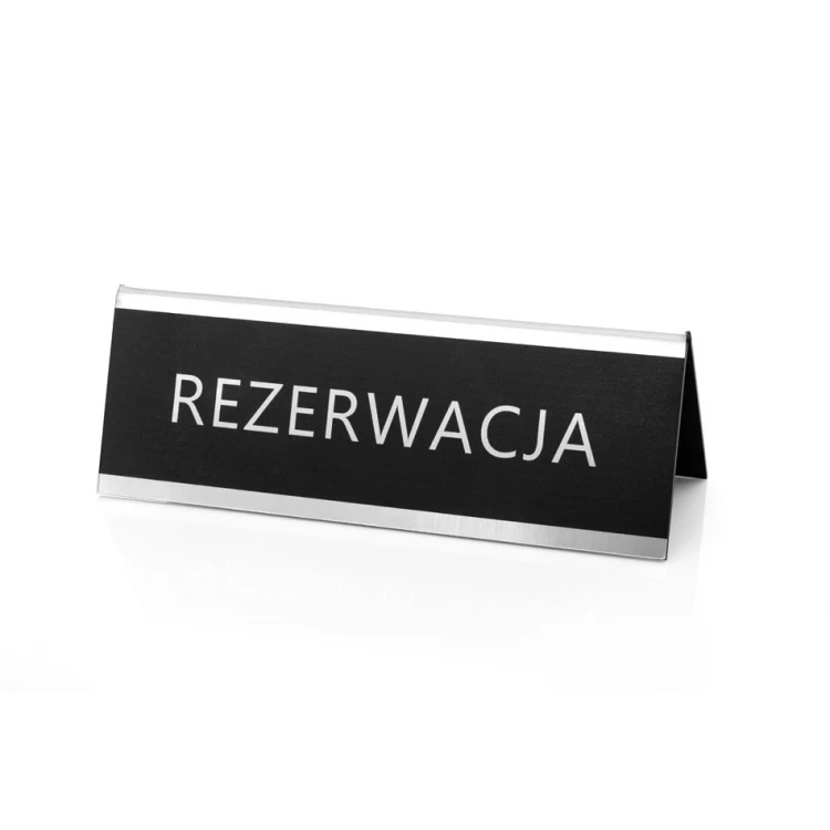 Reservierung - Tischständer - Abmessungen 150x55mm - Gravierlaminat - REZ013