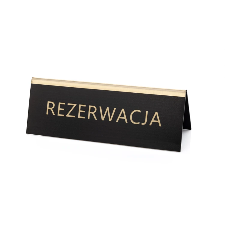 Reservierung - Tischständer - Abm. 150x55mm - Gravierlaminat - REZ014