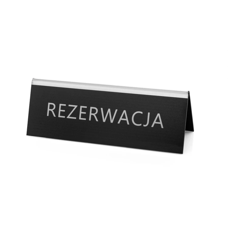 Reservierung - Tischständer - Abm. 150x55mm - Gravierlaminat - REZ014