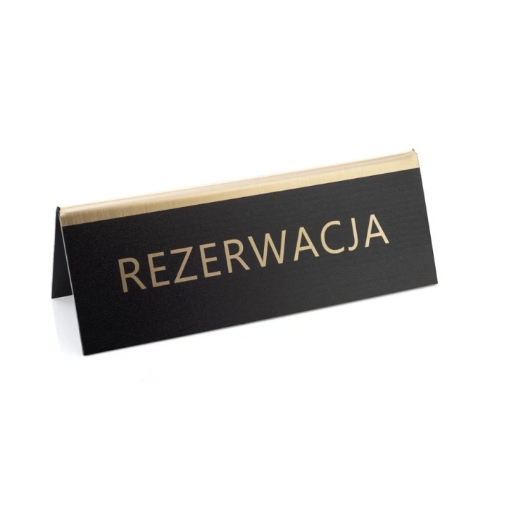 Reservierung - Tischständer - Abm. 150x55mm - Gravierlaminat - REZ014