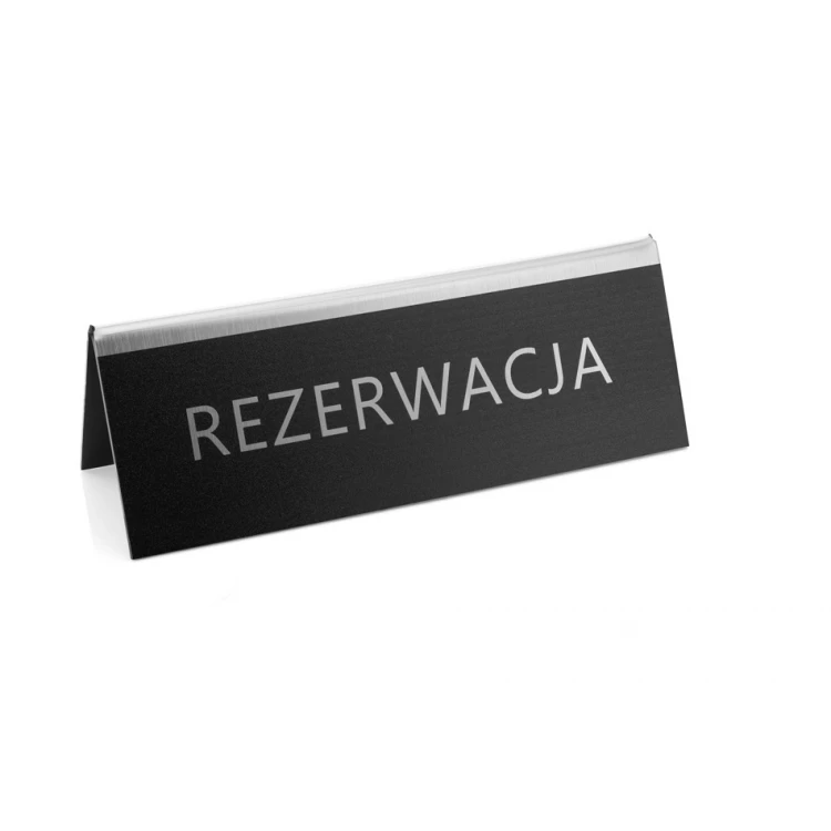 Reservierung - Tischständer - Abm. 150x55mm - Gravierlaminat - REZ014