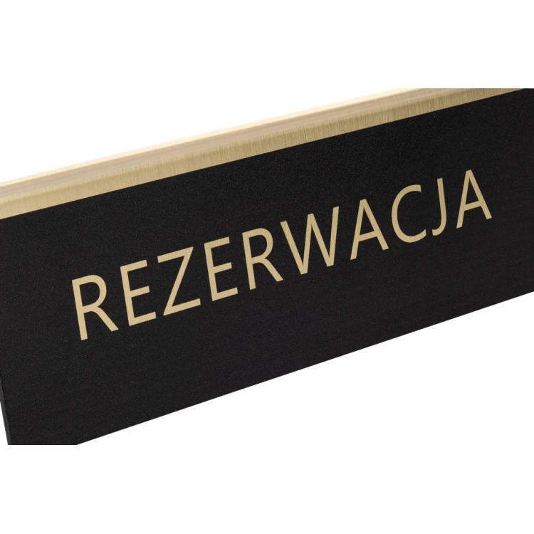 Reservierung - Tischständer - Abm. 150x55mm - Gravierlaminat - REZ014