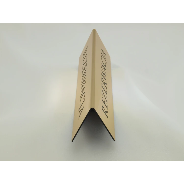 Reservierung - Tischständer 195x55mm GOLD - REZ003